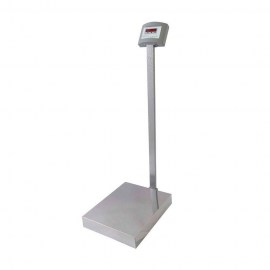 Balança Plataforma Digital LCD Com Coluna E Bateria - 300 Kg - W300